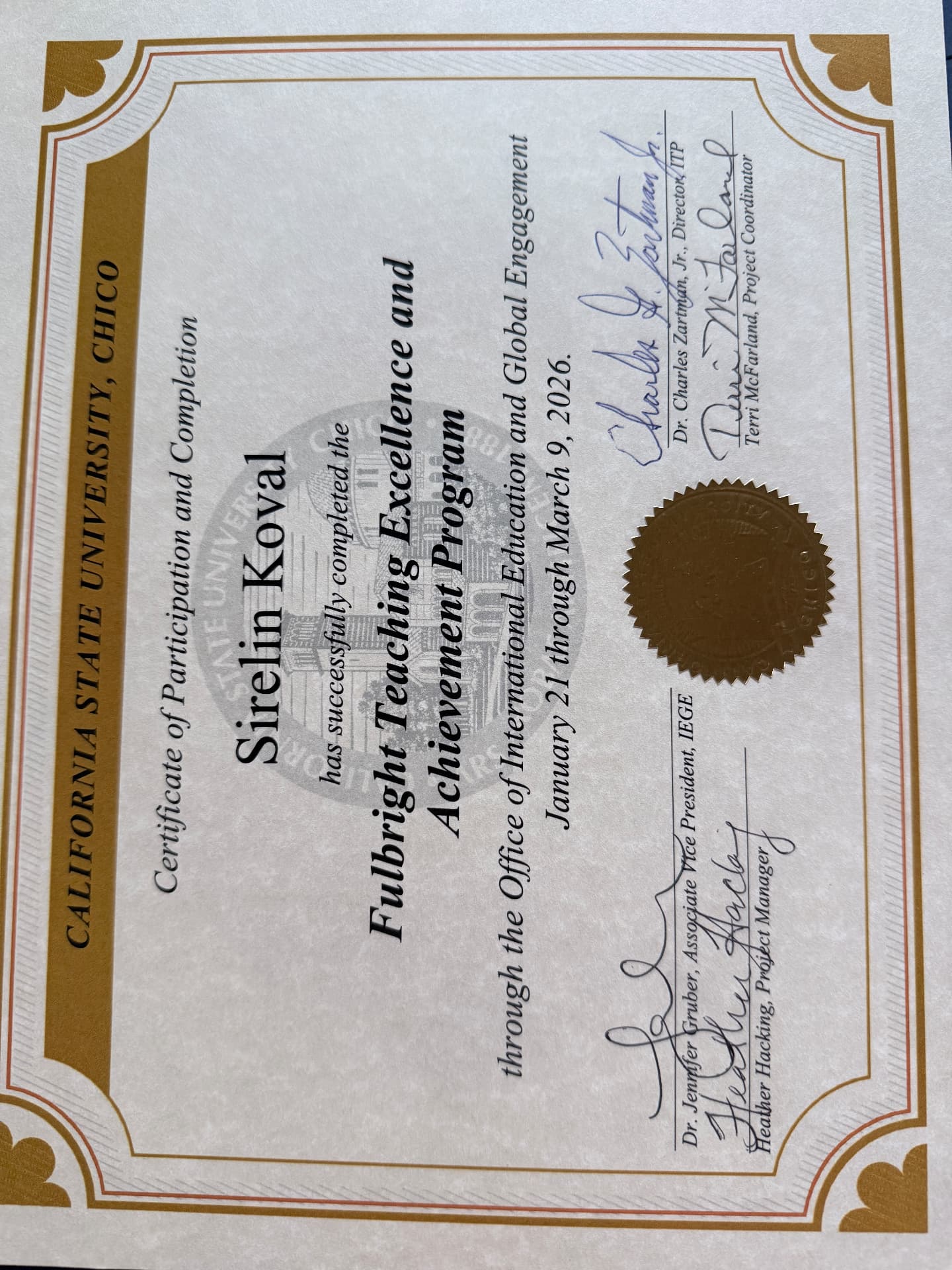 Fulbright Teaching Excellence and Achievement Program